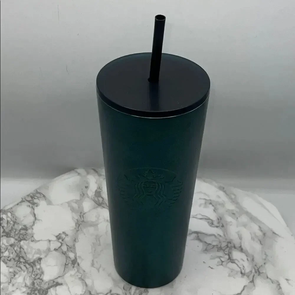 STARBUCKS 2020 Double Wall Stainless Steel Dark Green 24 oz Cold Cup